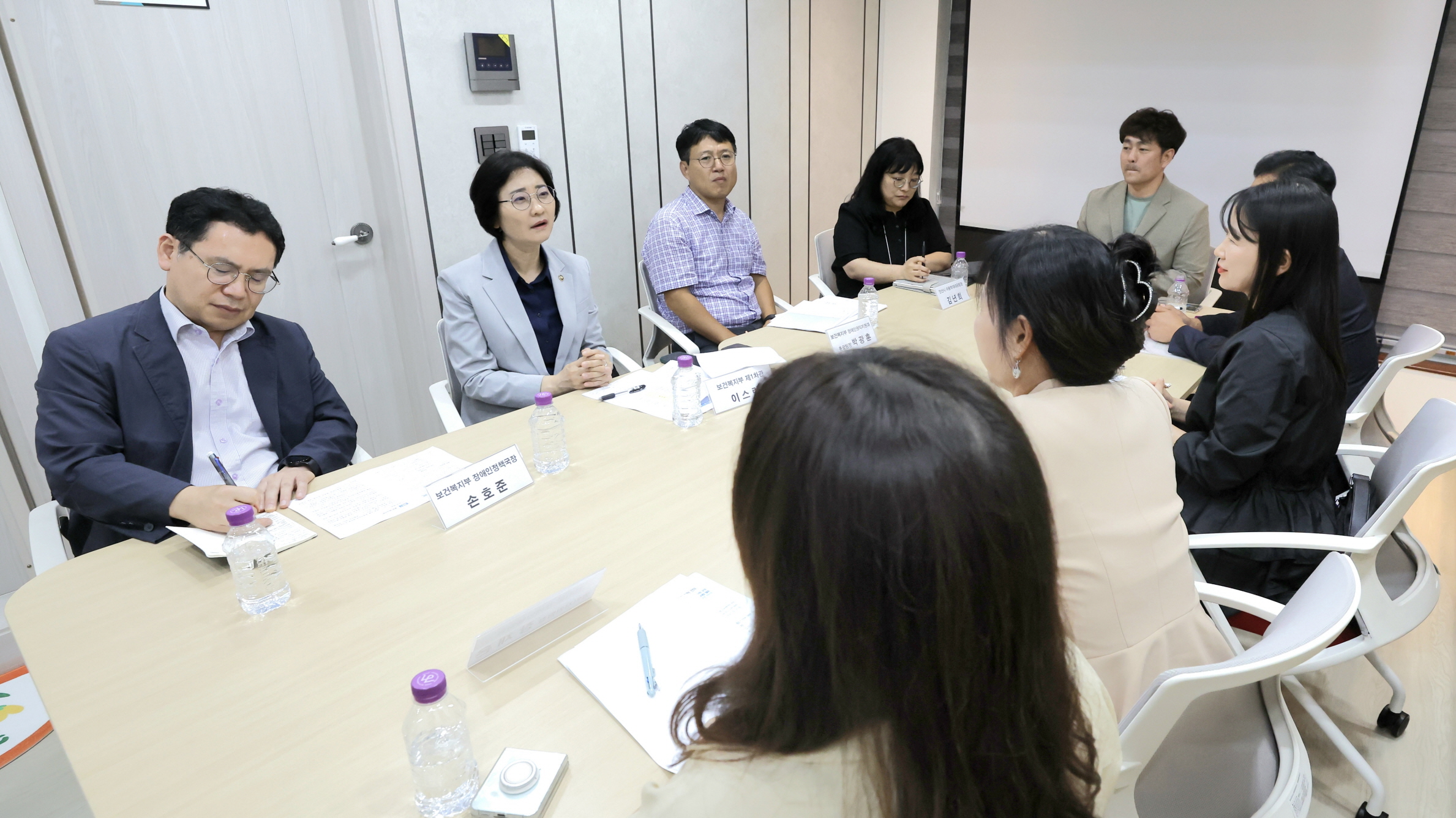 추석 연휴 앞두고 학대 피해 장애인 지원시설 현장 방문 사진4