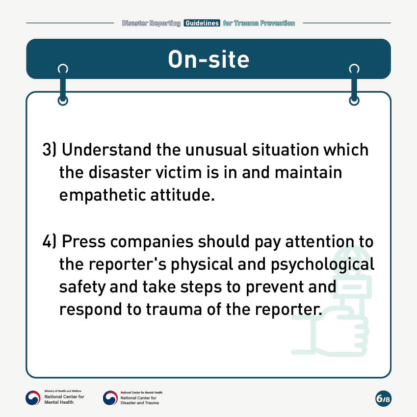 Pocket Guide to Trauma Prevention ‘For Journalists’ 사진6