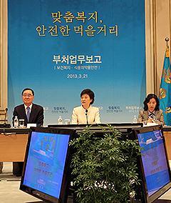 맞춤복지 안전한 먹을거리 부처업무보고 보건복지-  식품의약품안전 2013.3.21