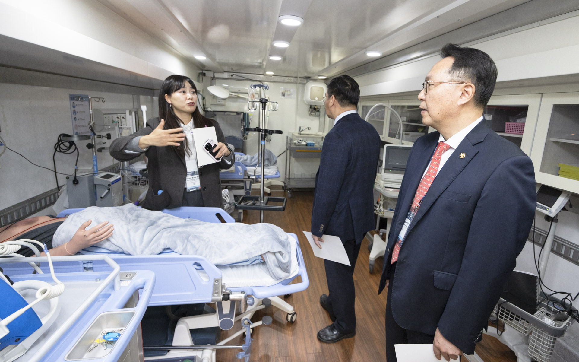 대규모·장기 재난 대비 이동형병원 전개 및 운영 상황 점검 사진12