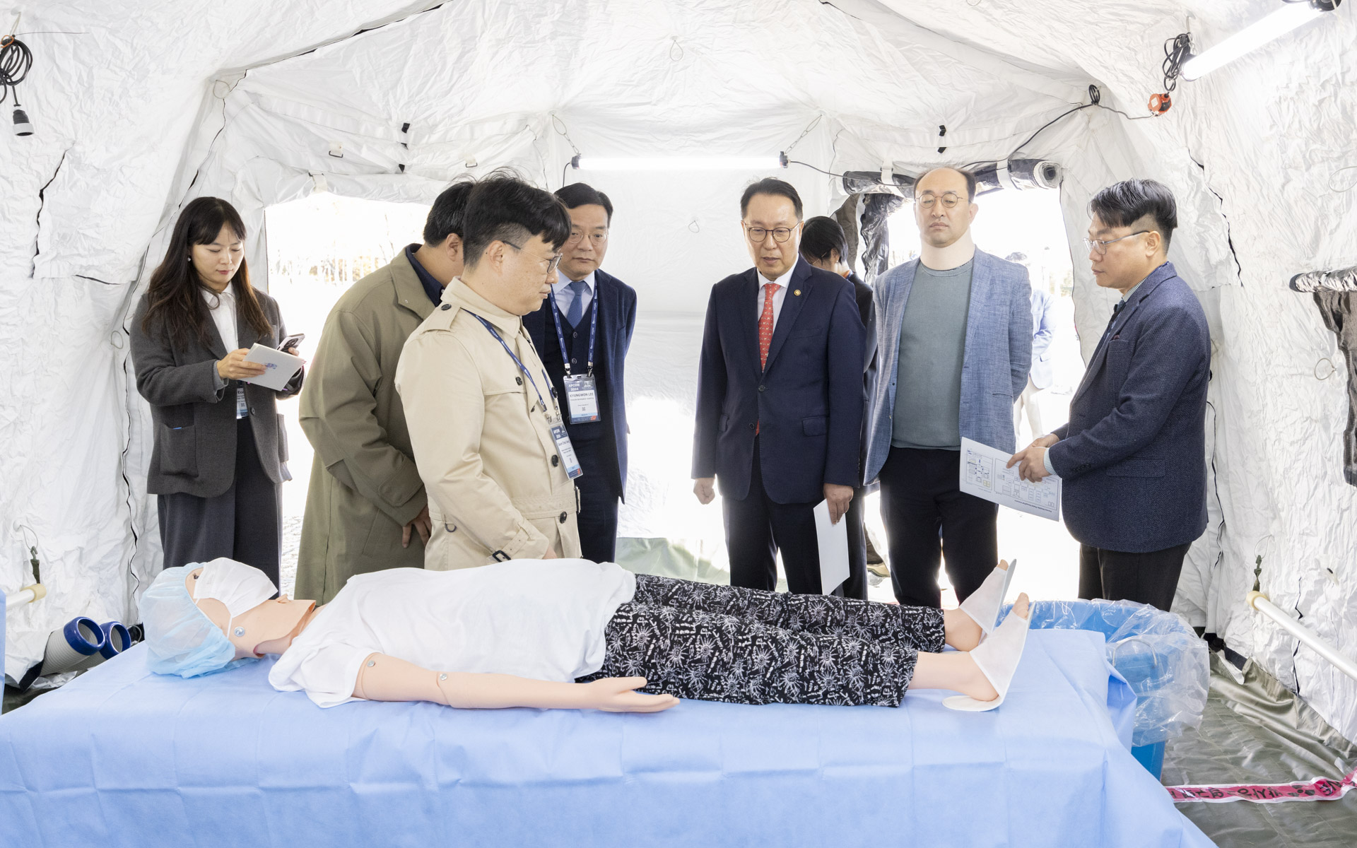 대규모·장기 재난 대비 이동형병원 전개 및 운영 상황 점검 사진21