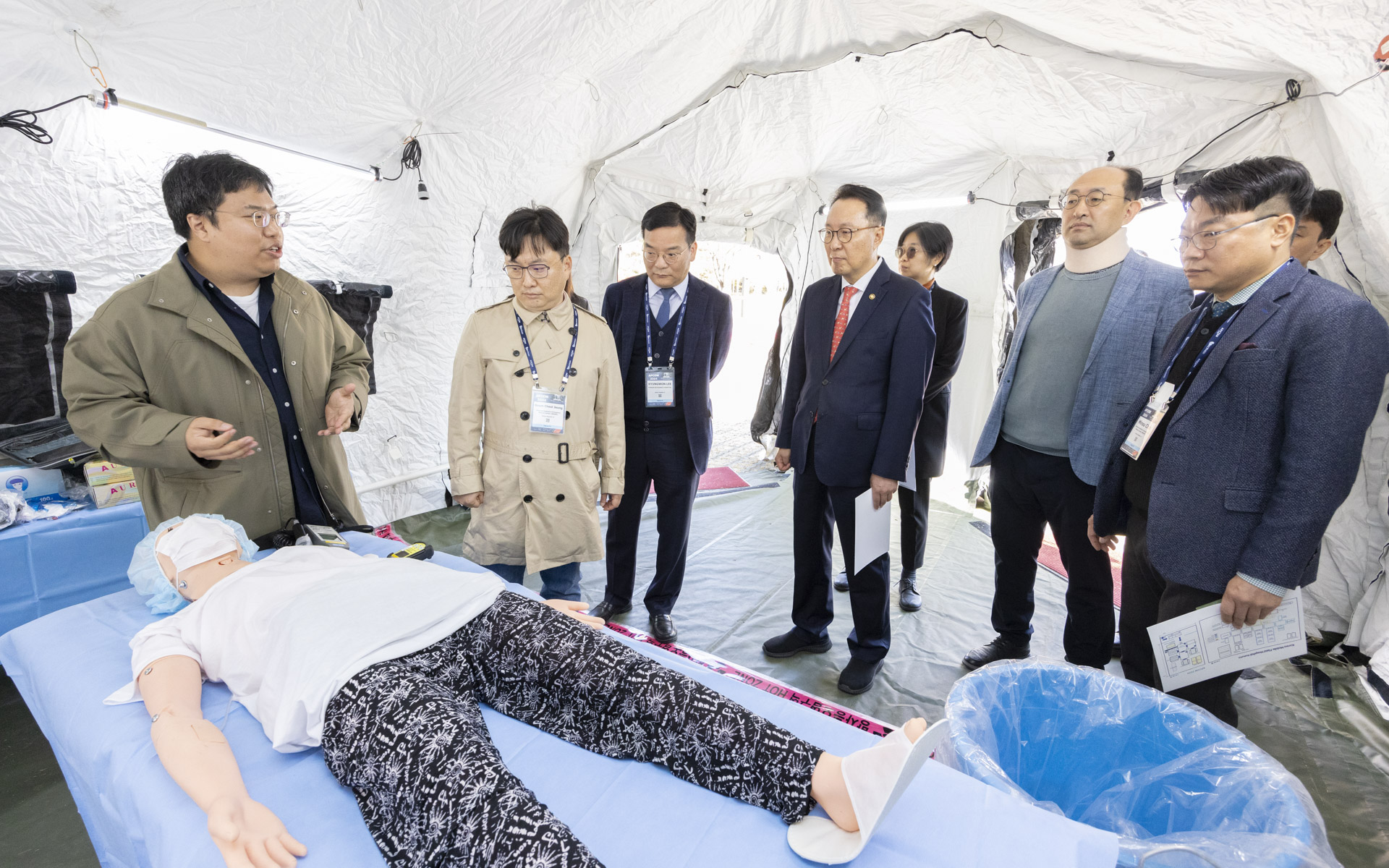 대규모·장기 재난 대비 이동형병원 전개 및 운영 상황 점검 사진22
