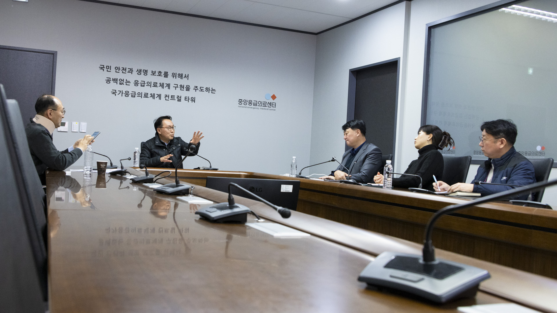 설 연휴 중앙응급의료센터 방문해 현장근무자 격려 사진14