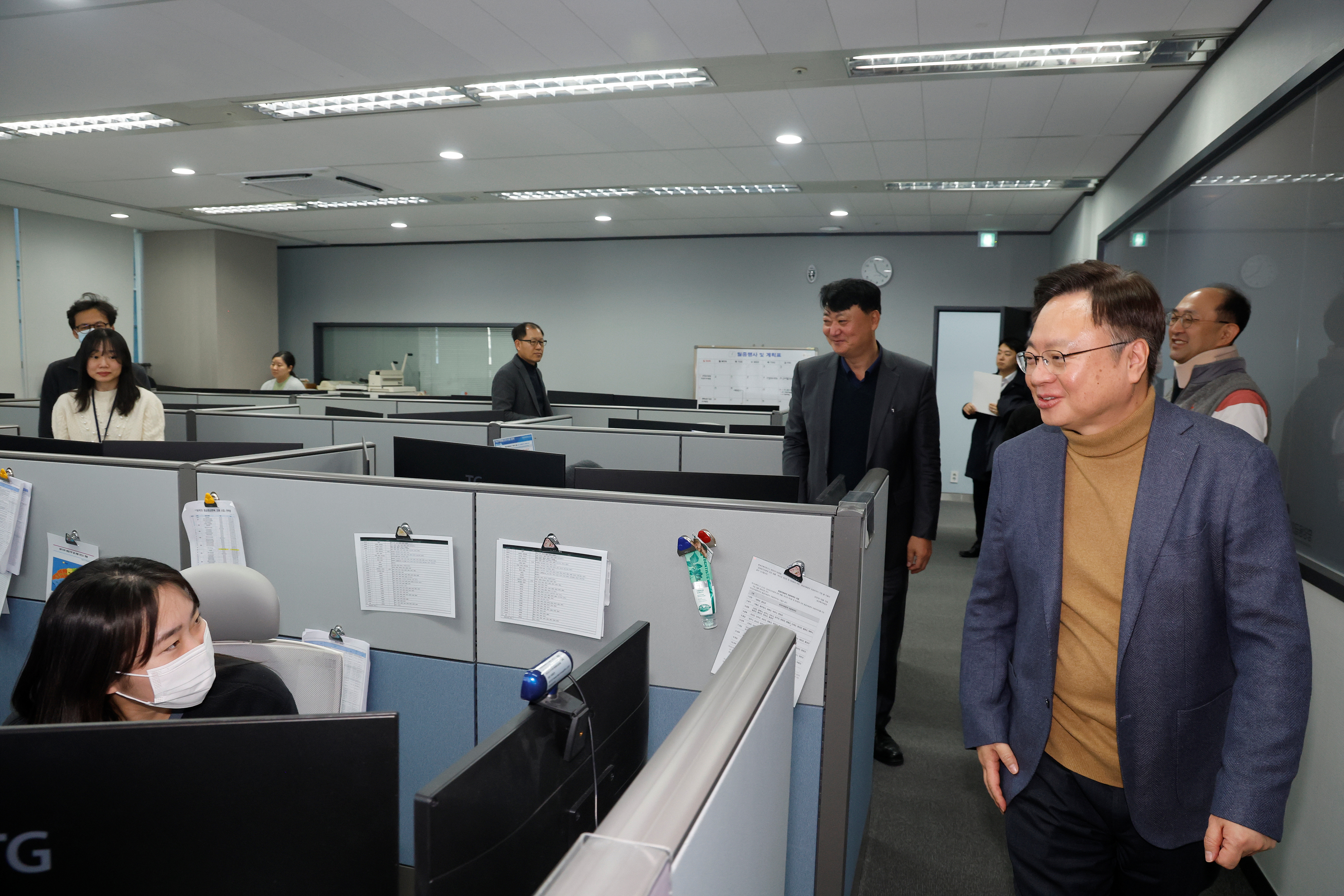 설 연휴 중 응급의료체계 점검 및 직원 격려 사진2