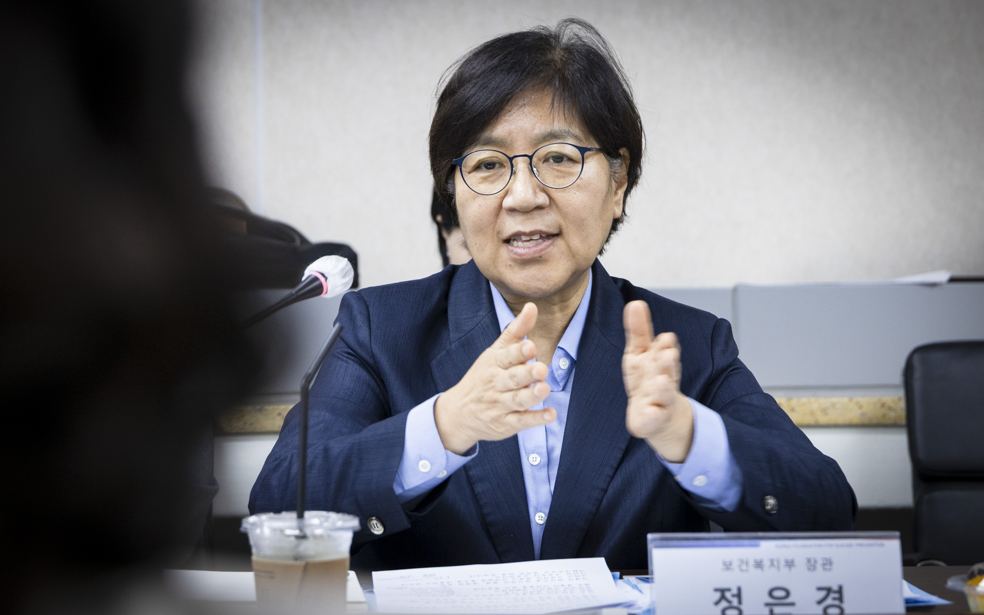 정은경 장관, 자살예방상담센터 추가 개소 상황 및 심리부검 체계 점검 사진17