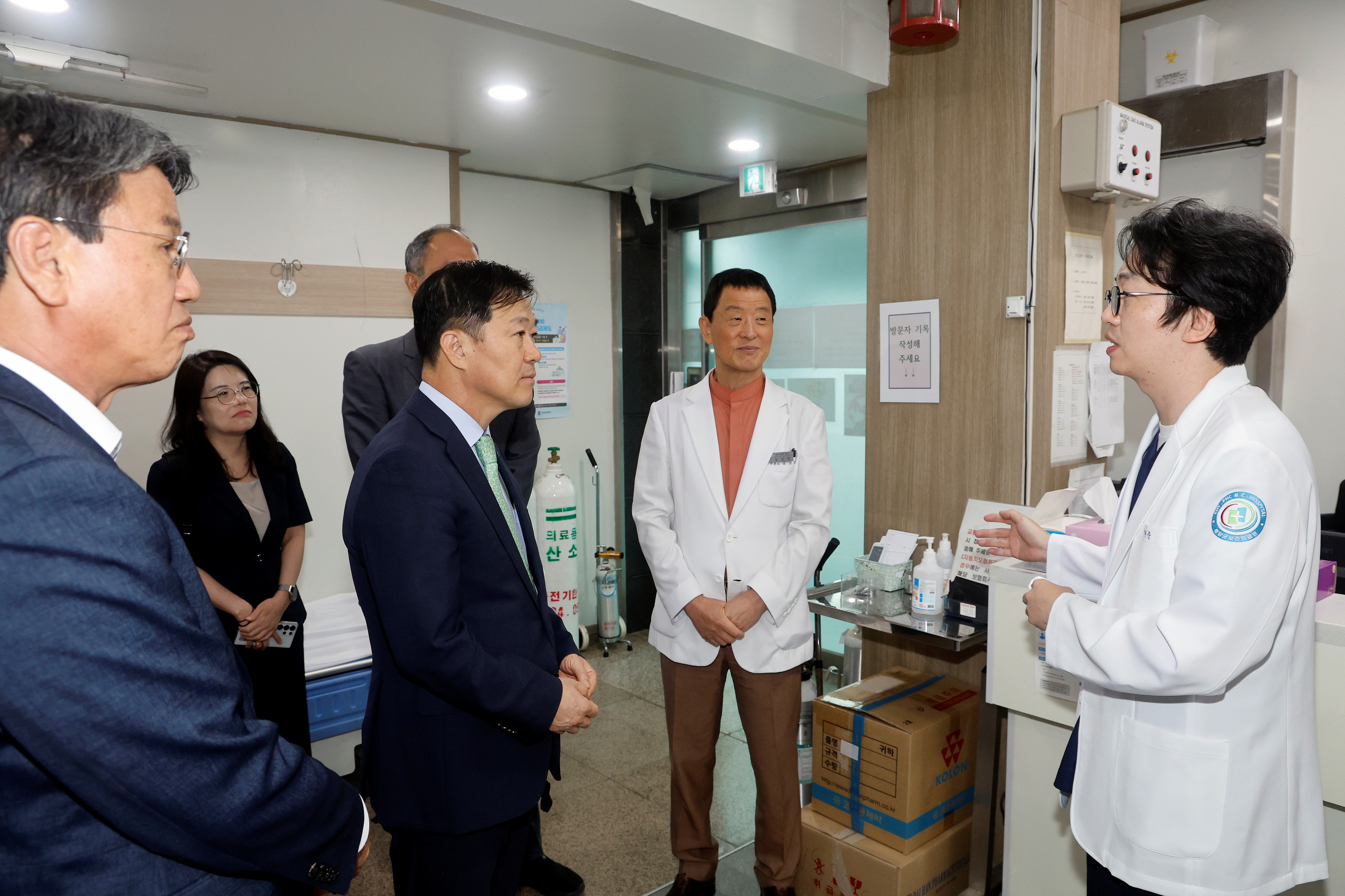 지역의료 강화 및 통합돌봄 추진 위한 청양군 보건의료원 현장 의견 청취 사진1