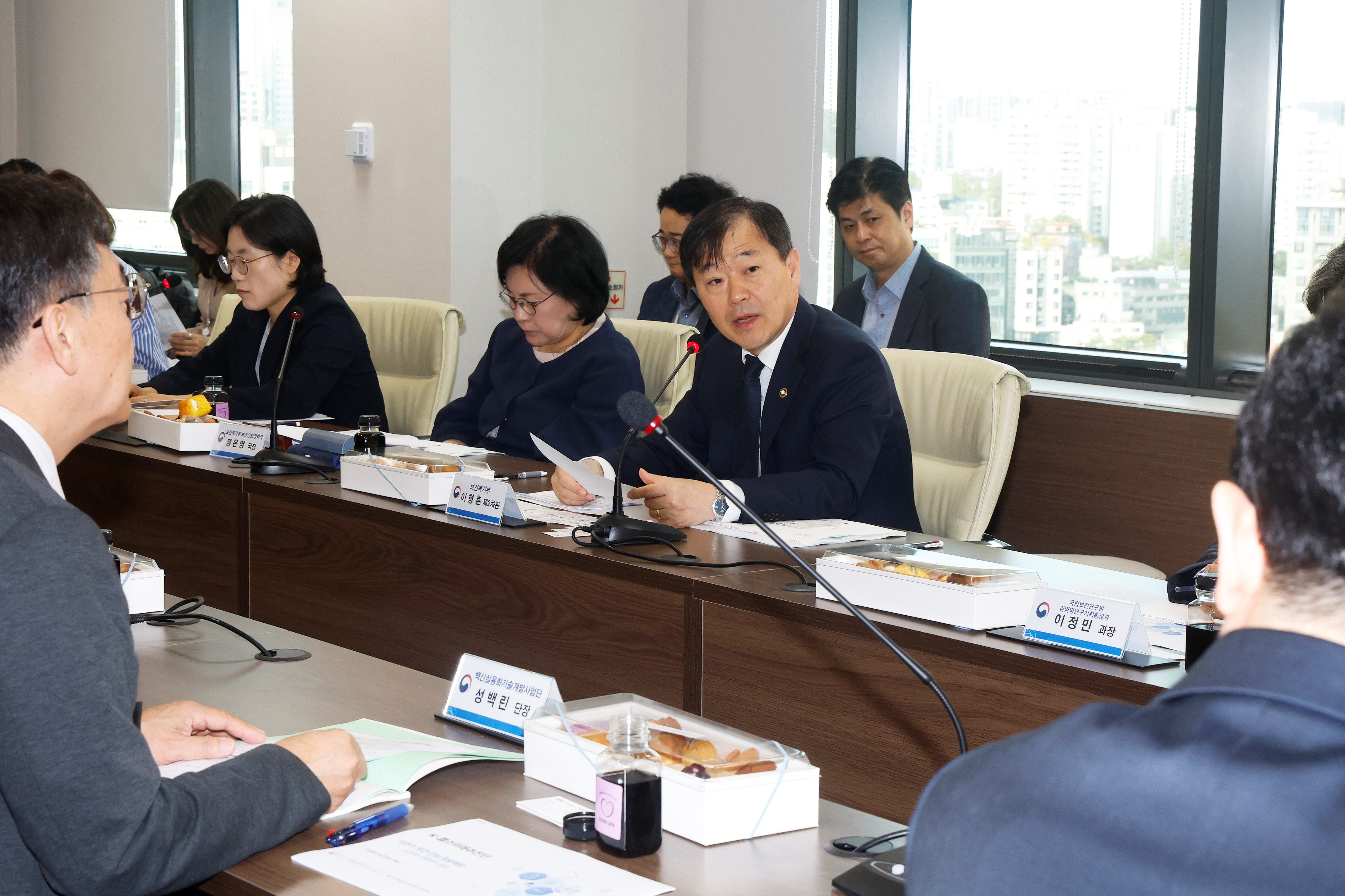 보건복지부 보건안보분야 R&D 현장 간담회 개최 사진4